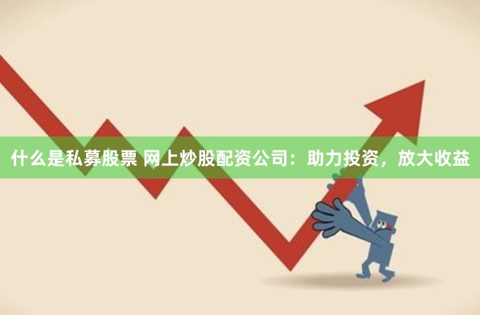 什么是私募股票 网上炒股配资公司：助力投资，放大收益