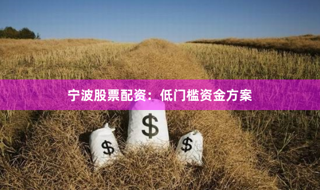 宁波股票配资：低门槛资金方案